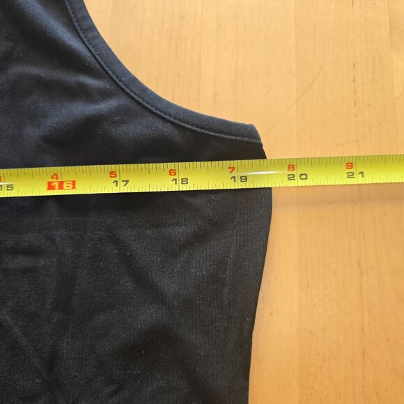 Soneven Womens Golf Tank Top Sz XL Black Sleeveless Zip Extra Large Collar NWT - Picture 3 of 6